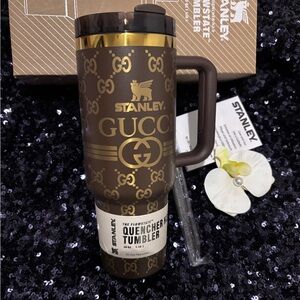 Stanley Gold and Brown Tumbler